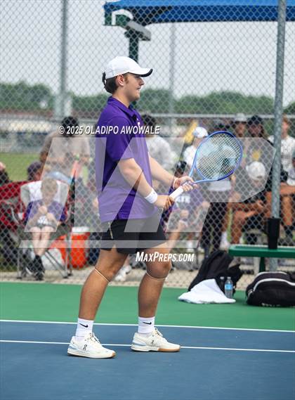 Thumbnail 2 in UIL 3A Boys Tennis (Semifinals) photogallery.