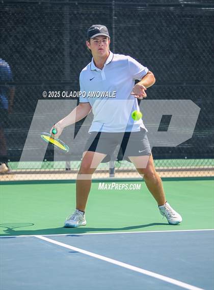 Thumbnail 3 in UIL 3A Boys Tennis (Semifinals) photogallery.