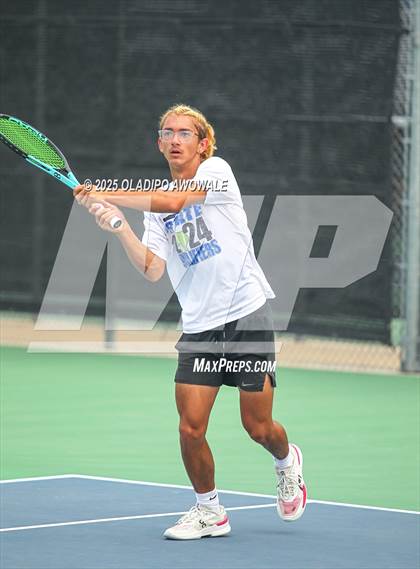 Thumbnail 3 in UIL 3A Boys Tennis (Semifinals) photogallery.