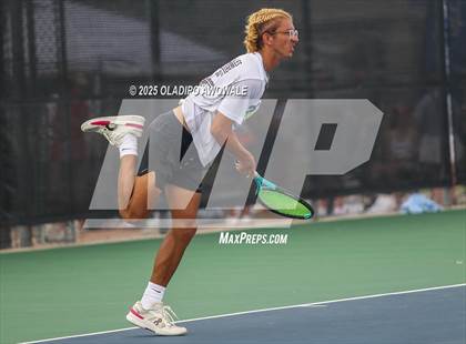 Thumbnail 3 in UIL 3A Boys Tennis (Semifinals) photogallery.