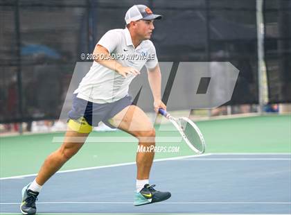 Thumbnail 2 in UIL 3A Boys Tennis (Semifinals) photogallery.
