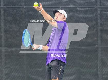 Thumbnail 3 in UIL 3A Boys Tennis (Semifinals) photogallery.
