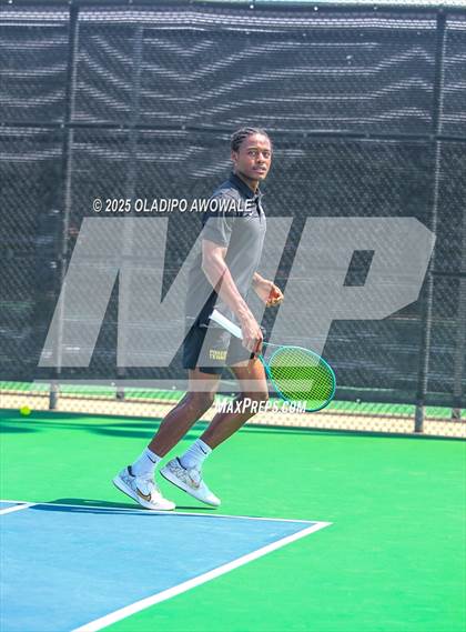Thumbnail 3 in UIL 3A Boys Tennis (Semifinals) photogallery.
