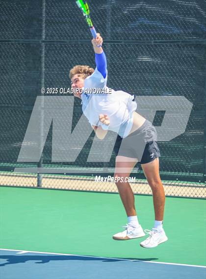 Thumbnail 3 in UIL 3A Boys Tennis (Semifinals) photogallery.