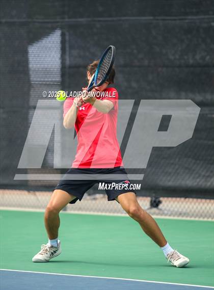 Thumbnail 3 in UIL 3A Boys Tennis (Semifinals) photogallery.