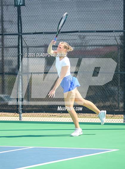 Thumbnail 2 in UIL 3A Boys Tennis (Semifinals) photogallery.
