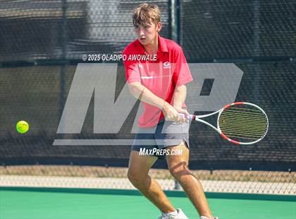 Thumbnail 3 in UIL 3A Boys Tennis (Semifinals) photogallery.