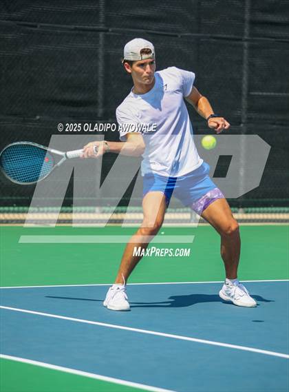 Thumbnail 1 in UIL 3A Boys Tennis (Semifinals) photogallery.