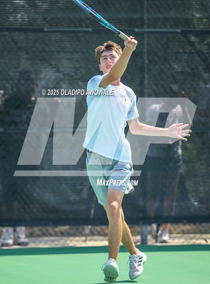 Thumbnail 3 in UIL 3A Boys Tennis (Semifinals) photogallery.