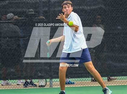 Thumbnail 1 in UIL 3A Boys Tennis (Semifinals) photogallery.