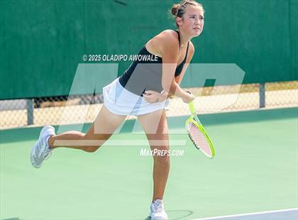 Thumbnail 3 in UIL 3A Boys Tennis (Semifinals) photogallery.