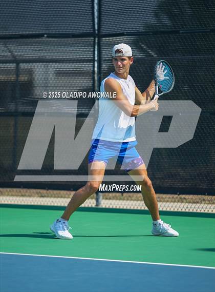 Thumbnail 3 in UIL 3A Boys Tennis (Semifinals) photogallery.