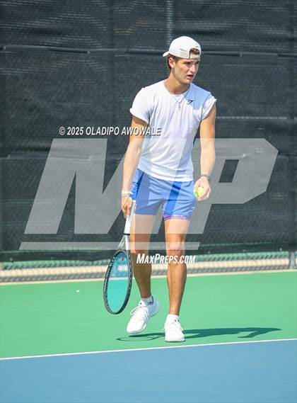 Thumbnail 1 in UIL 3A Boys Tennis (Semifinals) photogallery.