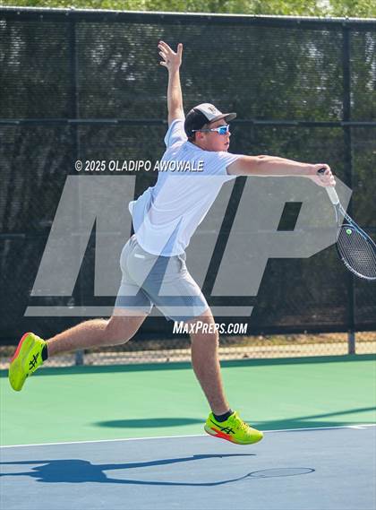 Thumbnail 1 in UIL 3A Boys Tennis (Semifinals) photogallery.