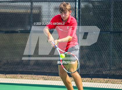 Thumbnail 1 in UIL 3A Boys Tennis (Semifinals) photogallery.