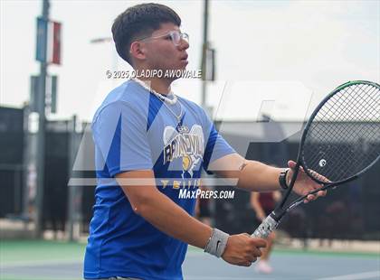 Thumbnail 3 in UIL 3A Boys Tennis (Semifinals) photogallery.