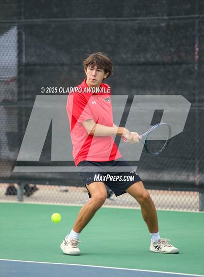 Thumbnail 1 in UIL 3A Boys Tennis (Semifinals) photogallery.
