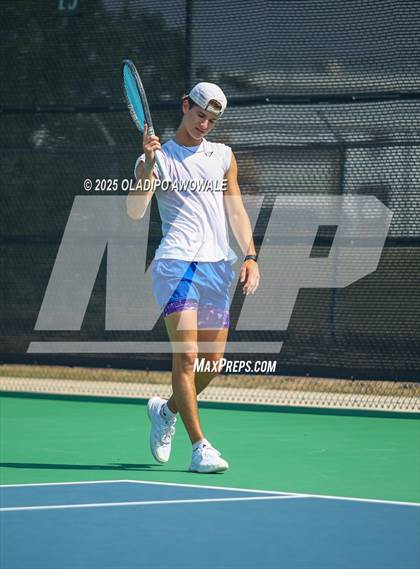 Thumbnail 3 in UIL 3A Boys Tennis (Semifinals) photogallery.