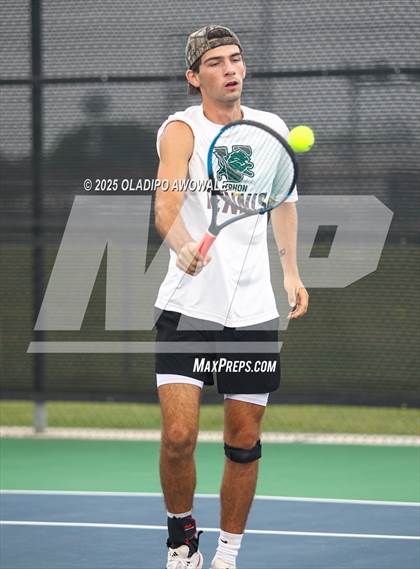Thumbnail 3 in UIL 3A Boys Tennis (Semifinals) photogallery.