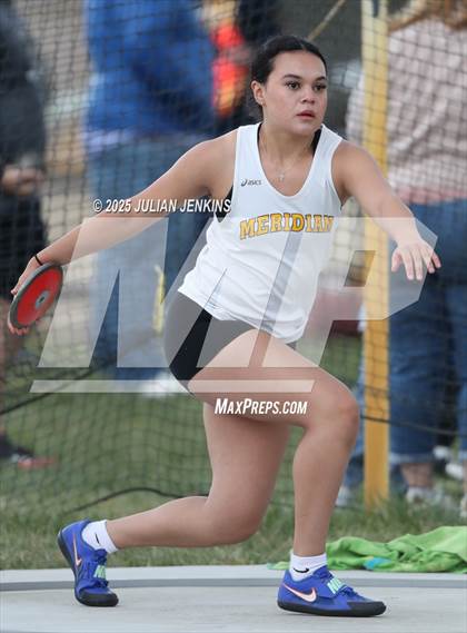 Thumbnail 3 in Capital- Meridian- Eagle Tri-Meet photogallery.