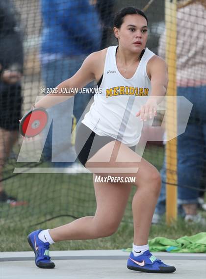 Thumbnail 1 in Capital- Meridian- Eagle Tri-Meet photogallery.
