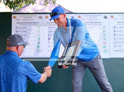 Thumbnail 2 in CIF State Boys Golf Championship photogallery.