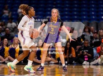 Thumbnail 2 in Liberty Hill vs. Monterey (UIL 5A Basketball Division II Final) photogallery.