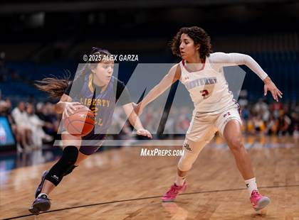 Thumbnail 3 in Liberty Hill vs. Monterey (UIL 5A Basketball Division II Final) photogallery.