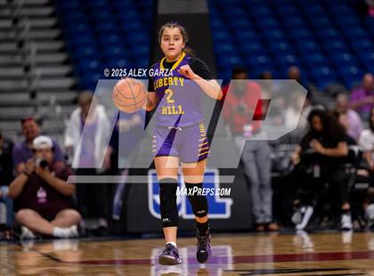 Thumbnail 2 in Liberty Hill vs. Monterey (UIL 5A Basketball Division II Final) photogallery.