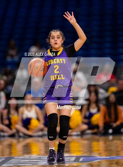 Thumbnail 2 in Liberty Hill vs. Monterey (UIL 5A Basketball Division II Final) photogallery.