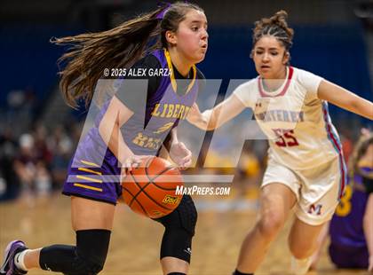 Thumbnail 3 in Liberty Hill vs. Monterey (UIL 5A Basketball Division II Final) photogallery.