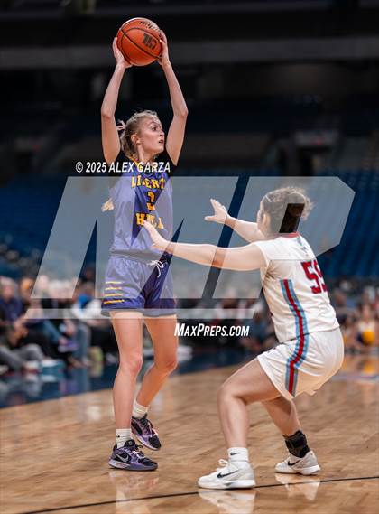 Thumbnail 2 in Liberty Hill vs. Monterey (UIL 5A Basketball Division II Final) photogallery.