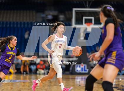 Thumbnail 2 in Liberty Hill vs. Monterey (UIL 5A Basketball Division II Final) photogallery.