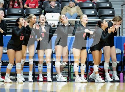 Thumbnail 3 in Liberty vs Lovejoy (UIL 5A Volleyball Regional Final Division 2) photogallery.