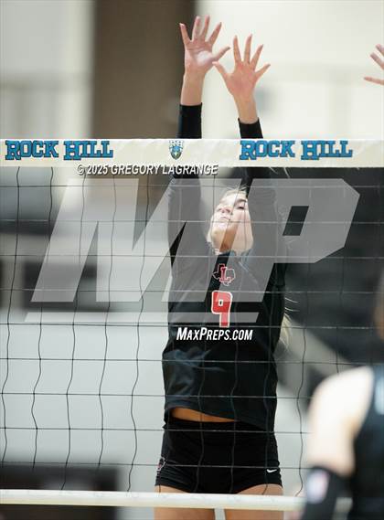 Thumbnail 3 in Liberty vs Lovejoy (UIL 5A Volleyball Regional Final Division 2) photogallery.
