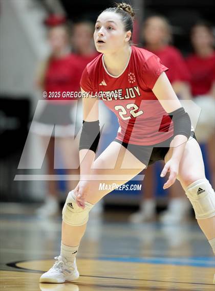 Thumbnail 3 in Liberty vs Lovejoy (UIL 5A Volleyball Regional Final Division 2) photogallery.