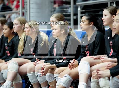 Thumbnail 2 in Liberty vs Lovejoy (UIL 5A D2 Volleyball Region Final) photogallery.