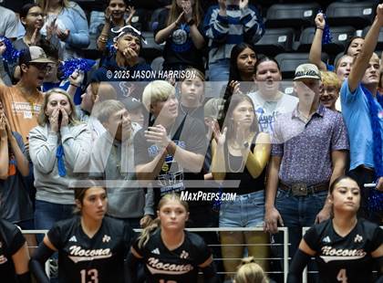 Thumbnail 1 in Jewett Leon vs. Nocona (UIL 2A D1 Volleyball Final) photogallery.