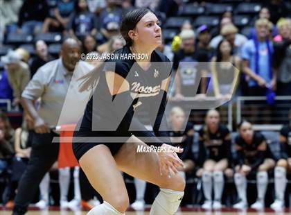 Thumbnail 1 in Jewett Leon vs. Nocona (UIL 2A D1 Volleyball Final) photogallery.