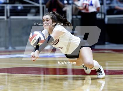 Thumbnail 2 in Jewett Leon vs. Nocona (UIL 2A D1 Volleyball Final) photogallery.