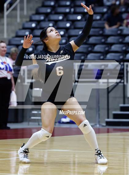 Thumbnail 1 in Jewett Leon vs. Nocona (UIL 2A D1 Volleyball Final) photogallery.