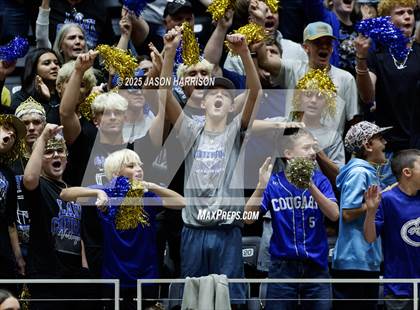 Thumbnail 3 in Jewett Leon vs. Nocona (UIL 2A D1 Volleyball Final) photogallery.