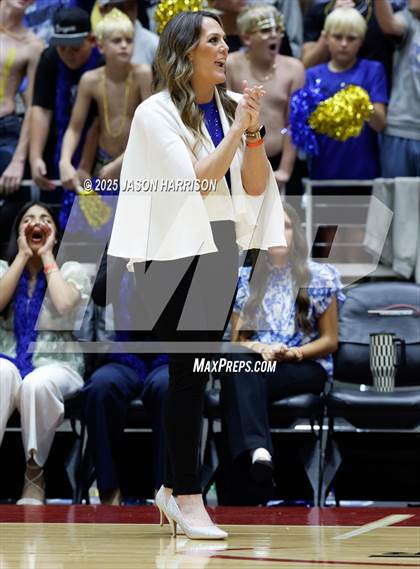 Thumbnail 1 in Jewett Leon vs. Nocona (UIL 2A D1 Volleyball Final) photogallery.