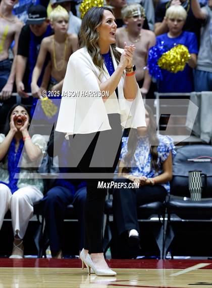 Thumbnail 1 in Jewett Leon vs. Nocona (UIL 2A D1 Volleyball Final) photogallery.