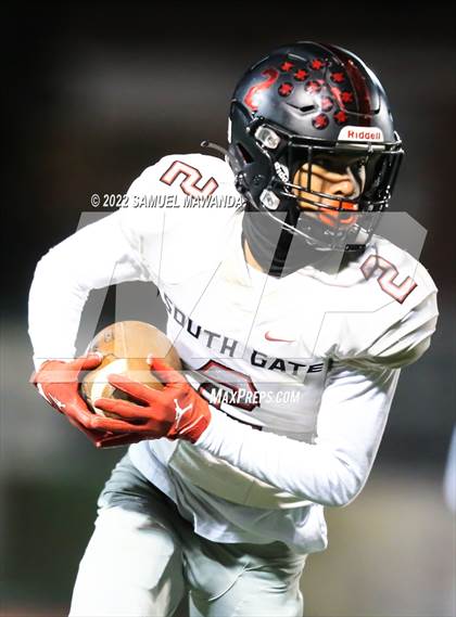 Thumbnail 2 in South Gate @ Granada Hills Charter (CIF LACS Quarterfinals) photogallery.