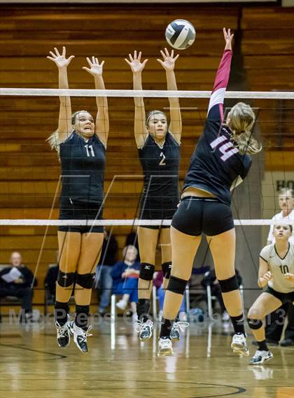 Thumbnail 3 in Shelbyville vs Northview (IHSAA 3A Regional Playoff) photogallery.