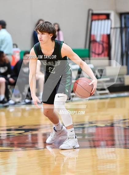 Thumbnail 1 in Huckabay vs Trinity Christian (Santo Tournament) photogallery.