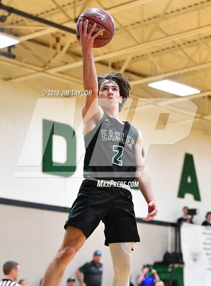 Thumbnail 1 in Huckabay vs Trinity Christian (Santo Tournament) photogallery.