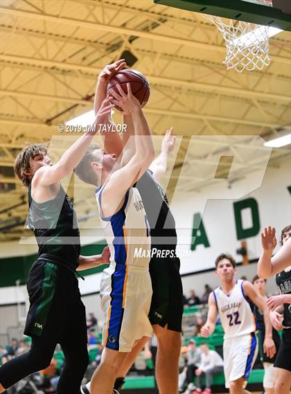 Thumbnail 1 in Huckabay vs Trinity Christian (Santo Tournament) photogallery.