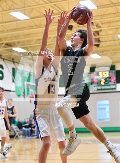 Thumbnail 2 in Huckabay vs Trinity Christian (Santo Tournament) photogallery.